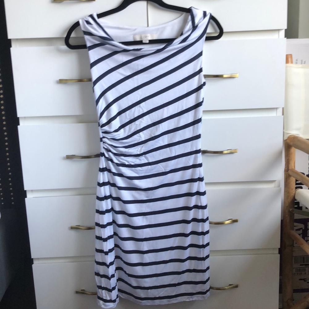 Ann Taylor LOFT striped mini dress